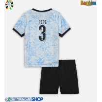 Maglie da calcio Portogallo Pepe #3 Seconda Maglia Bambino Europei 2024 Manica Corta (+ Pantaloni corti)